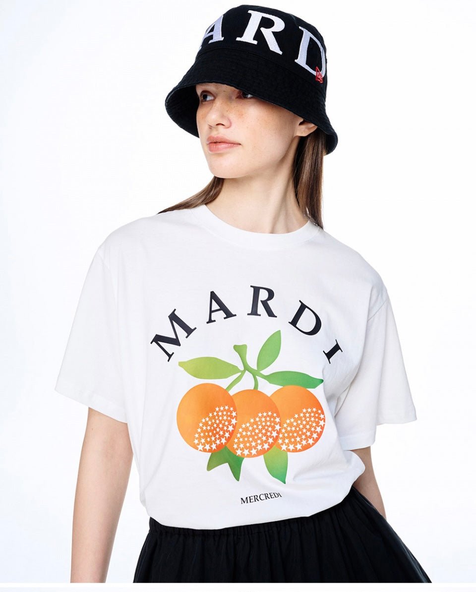 MARDI MERCREDI新款香橙Logo T-Shirt(3橙)(團購) - jbh852