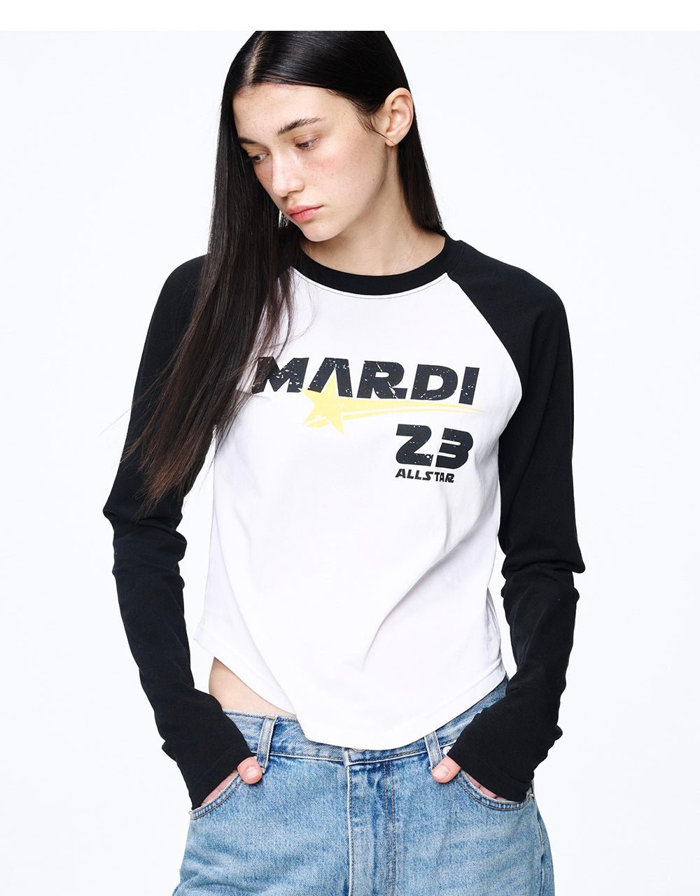 MARDI MERCREDI新款黑長袖T-Shirt(團購) - jbh852